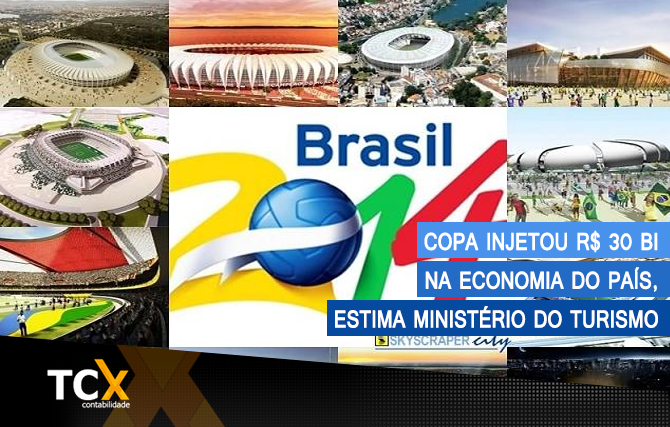 Copa injetou R$ 30 bi na economia do país, estima Ministério do Turismo